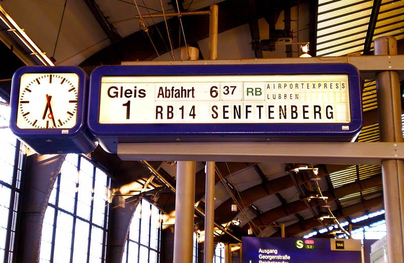 Sign in German at a S-Bahn | The Invisible Tourist Sign in German at a S-Bahn | The Invisible Tourist
