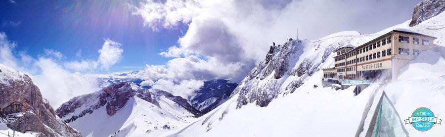 Mt Pilatus summit in winter | The Invisible Tourist