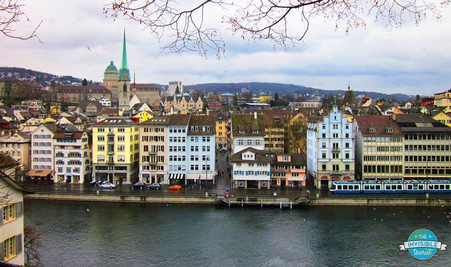 Gorgeous view over Zürich from Lindenhof