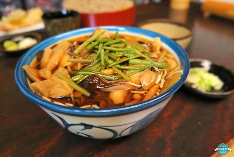 Soba noodles in Nagano