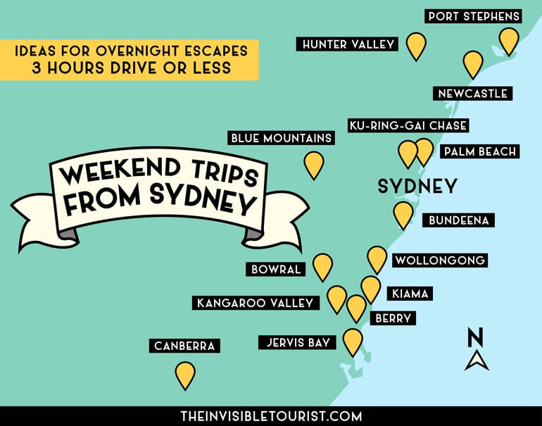 14 Weekend Getaways from Sydney for Your Next Road Trip