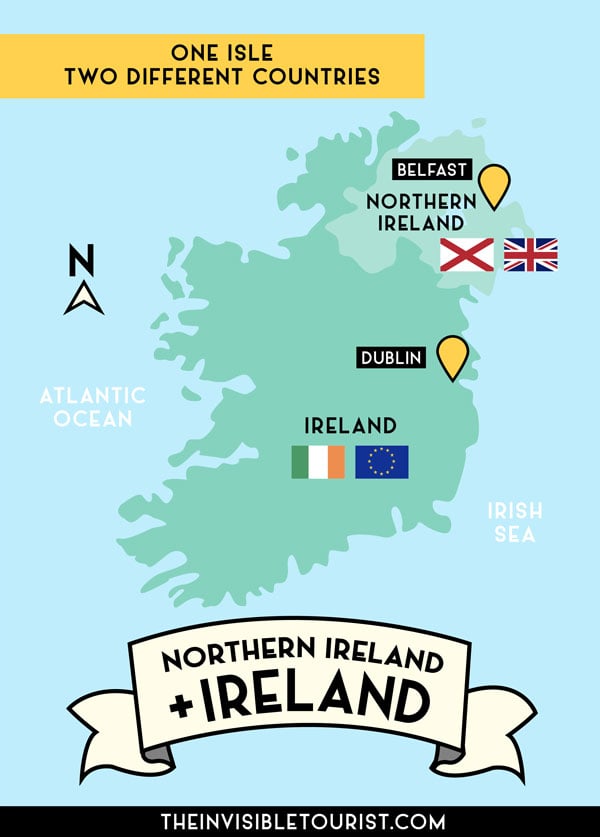  Know the difference between Ireland & Northern Ireland