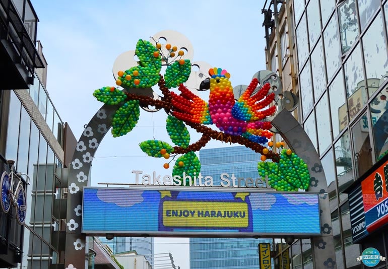 Takeshita Street Entrance in Harajuku