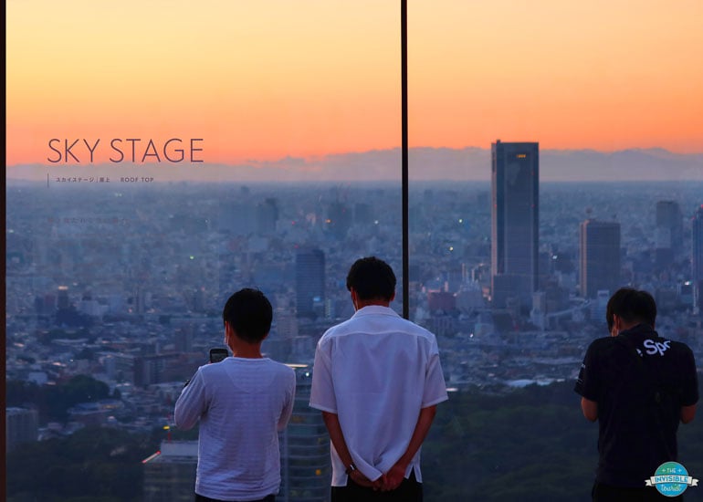 tourist site do's and don'ts Sky Stage at Shibuya Sky