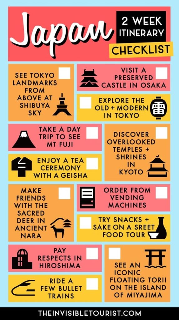 2 Weeks in Japan Itinerary 2024 FirstTimer 14 Day Guide