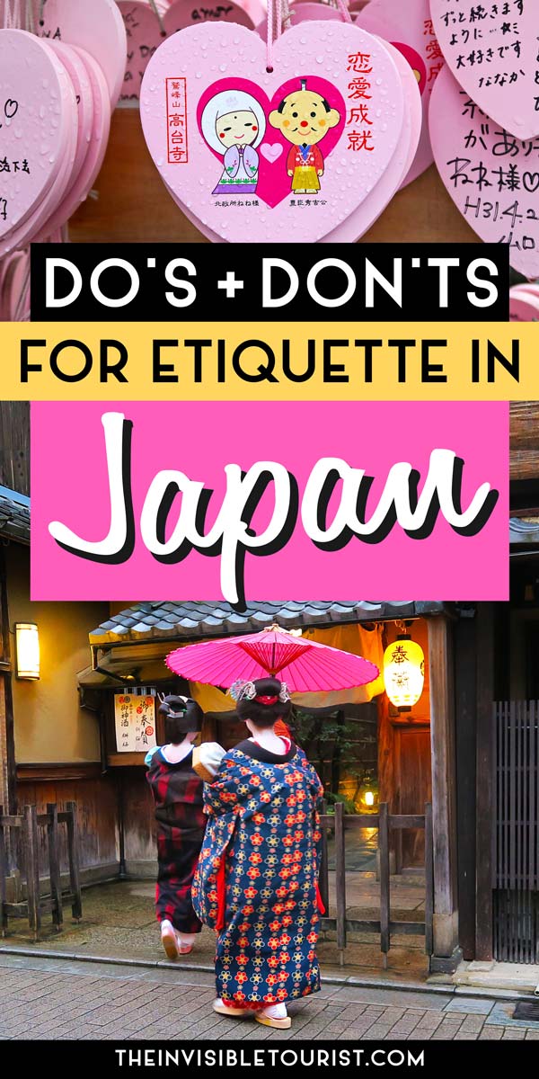 Japanese Etiquette Guide for Visitors: 30 Do's and Don'ts in Japan to Not Look Like a Tourist | The Invisible Tourist