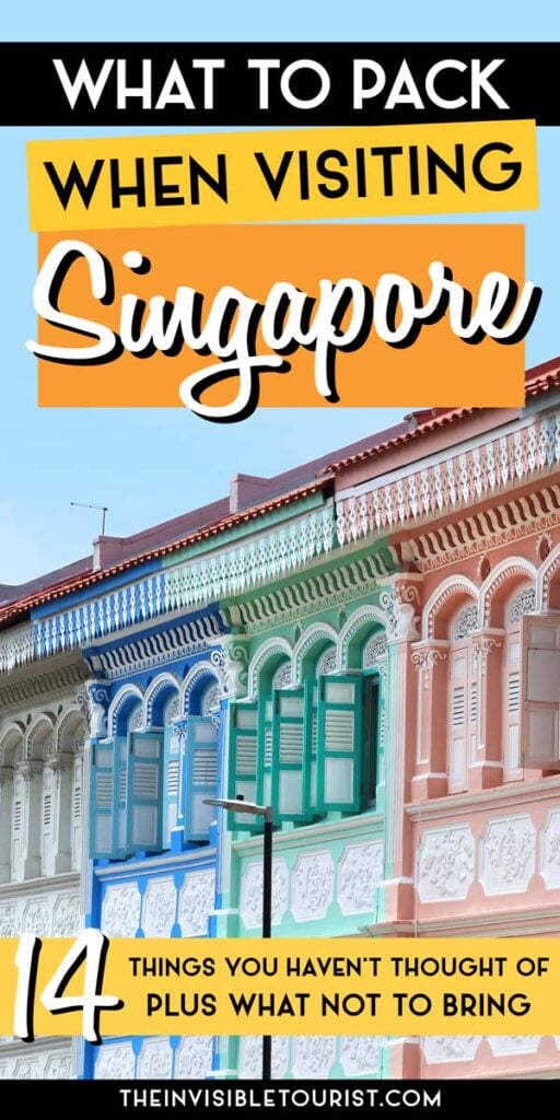 Singapore Packing List Best Items to Wear (& What Not to Bring)