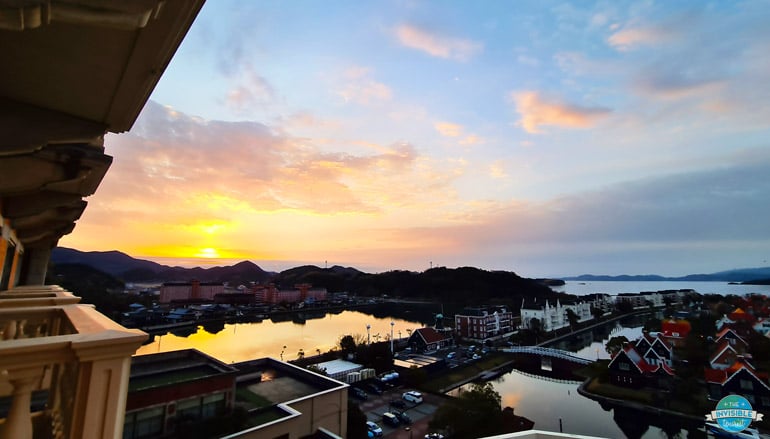 View from Hotel Okura JR Huis Ten Bosch Sasebo