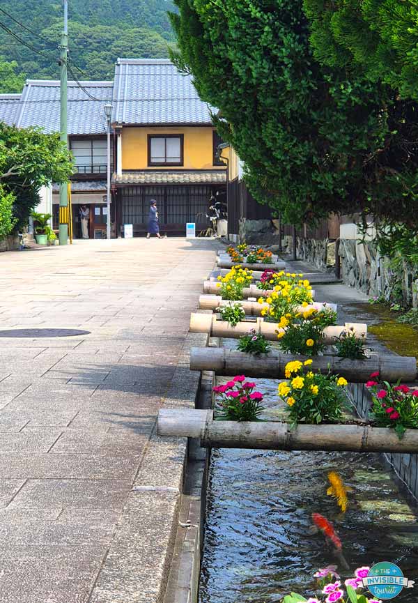 Ohanahan Street in Ozu Old Town, Shikoku