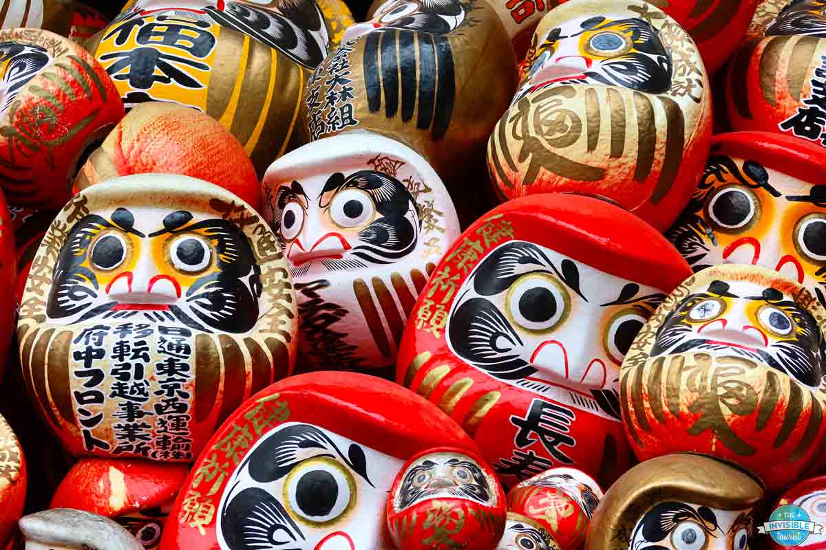 Daruma Dolls in Takasaki, Gunma Prefecture