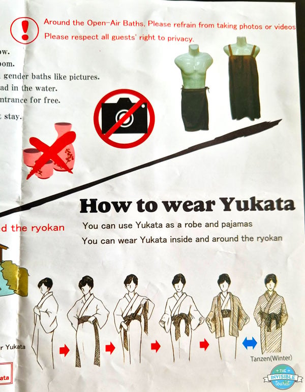 Takaragawa Onsen Cover Up Size | Onsen Dress Size