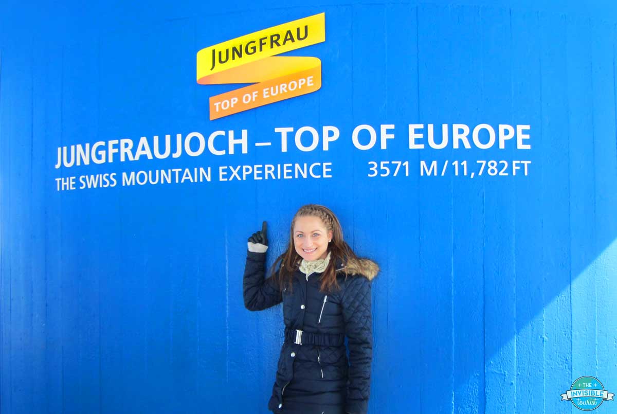 Alyse at Jungfraujoch, Switzerland