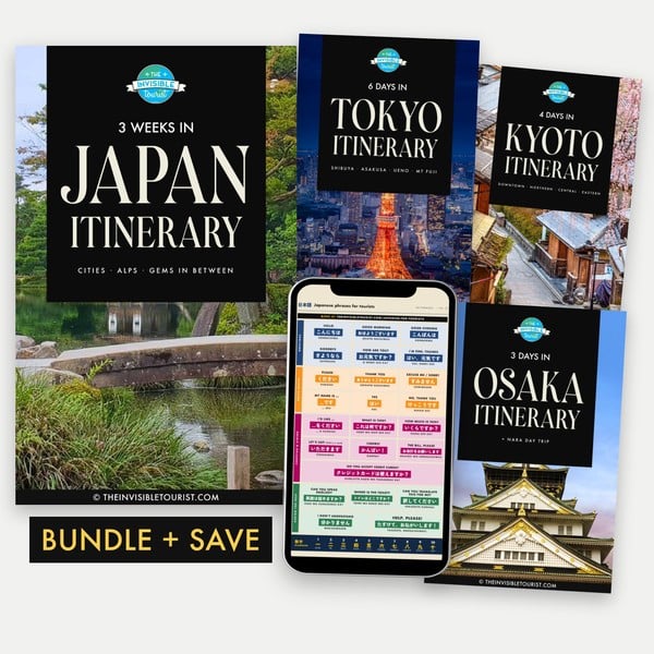 3 Weeks in Japan Itinerary PDF Bundle | The Invisible Tourist