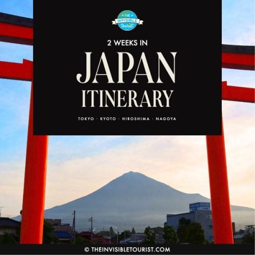 2 Weeks in Japan Itinerary PDF | The Invisible Tourist