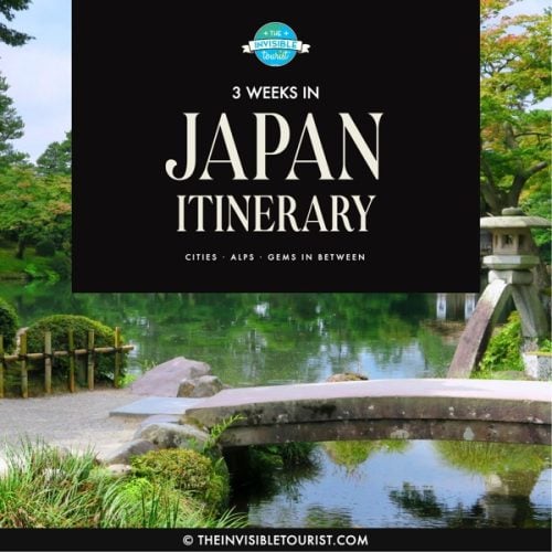 3 Weeks in Japan Itinerary PDF | The Invisible Tourist