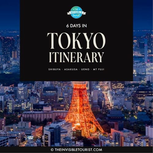 6 Days in Tokyo Itinerary PDF | The Invisible Tourist